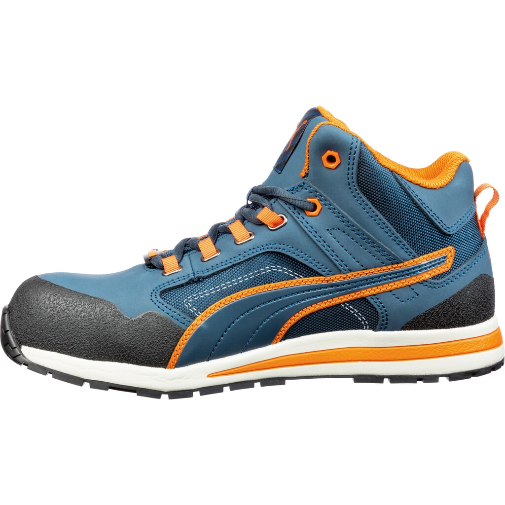 Produktabbildung Nr. 3: PUMA® Sicherheitsstiefel Crosstwist MID S3 HRO SRC Größe 39, blau/orange