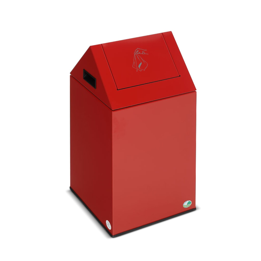 VAR® Putzwollkasten , mit Pendelklappe Produktabbildung: VAR® Putzwollkasten , mit Pendelklappe