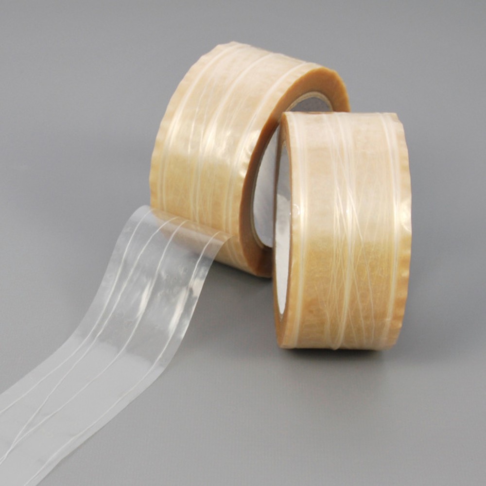 Produktabbildung Nr. 1: PVC-Klebeband, BxL 50 mm x 66 lfm, transparent, 36 Stk/VE, verstärkt mit 3 Längsfäden und 1 Sinusfaden