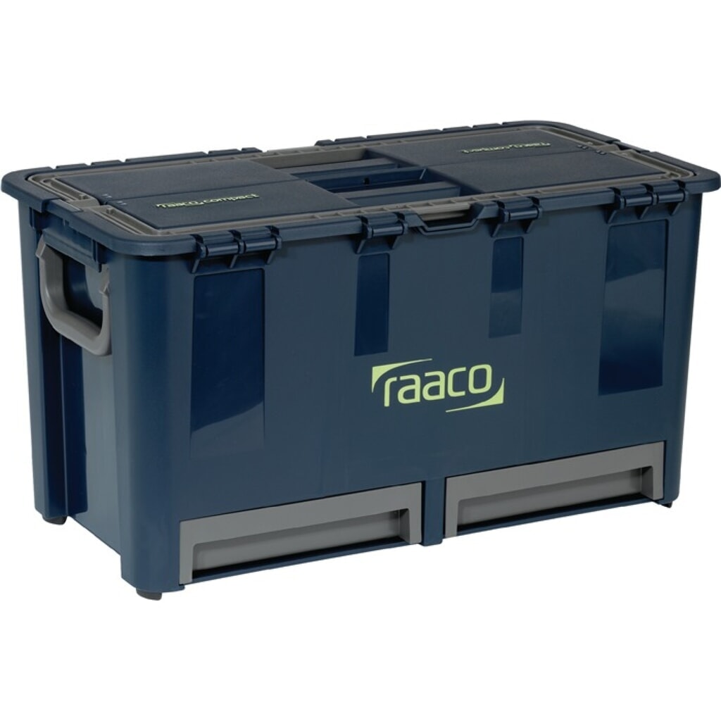 raaco Sortiments- und Werkzeugkoffer Compact 47, HxBxT 292 x 540 x 296 mm Produktabbildung: raaco Sortiments- und Werkzeugkoffer Compact 47, HxBxT 292 x 540 x 296 mm