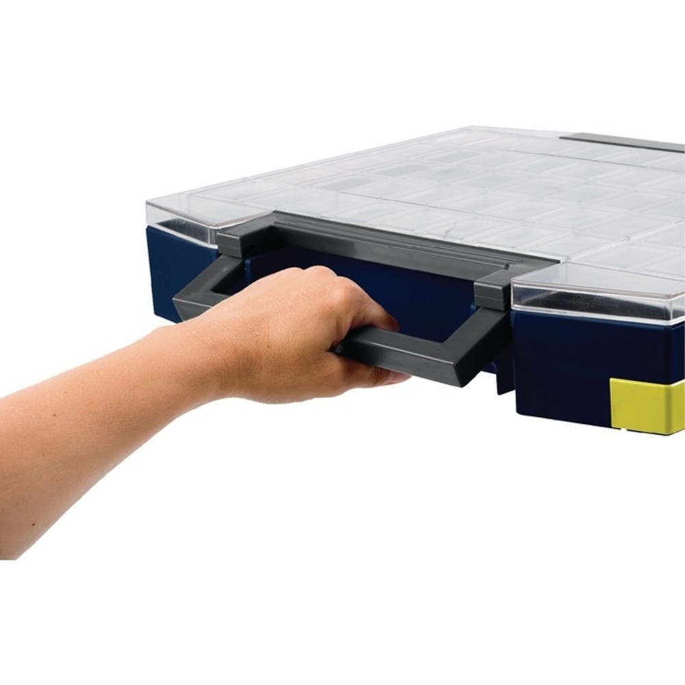 Produktabbildung Nr. 4: raaco Sortimentskoffer boxxser, 15 Fächer mit Profilraster, B298xT284xH55mm