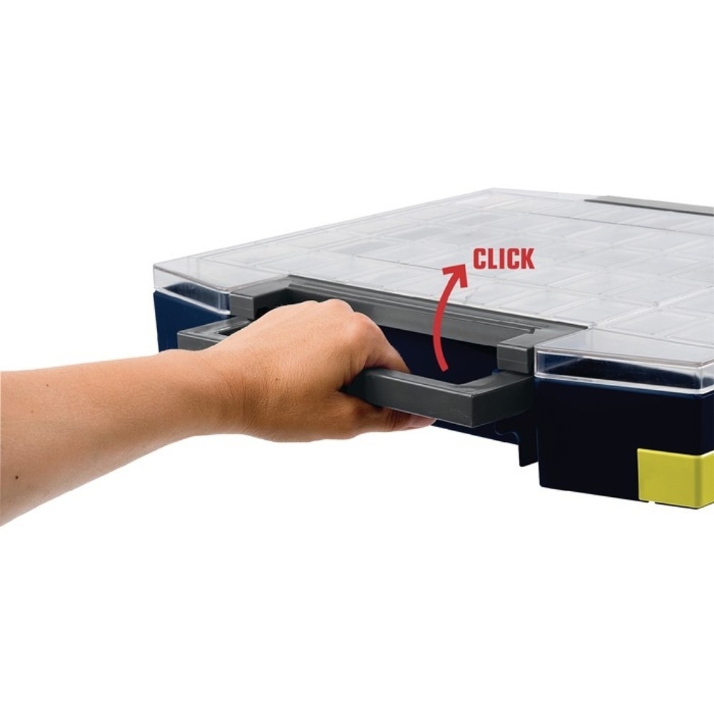 Produktabbildung Nr. 5: raaco Sortimentskoffer boxxser, 15 Fächer mit Profilraster, B298xT284xH55mm