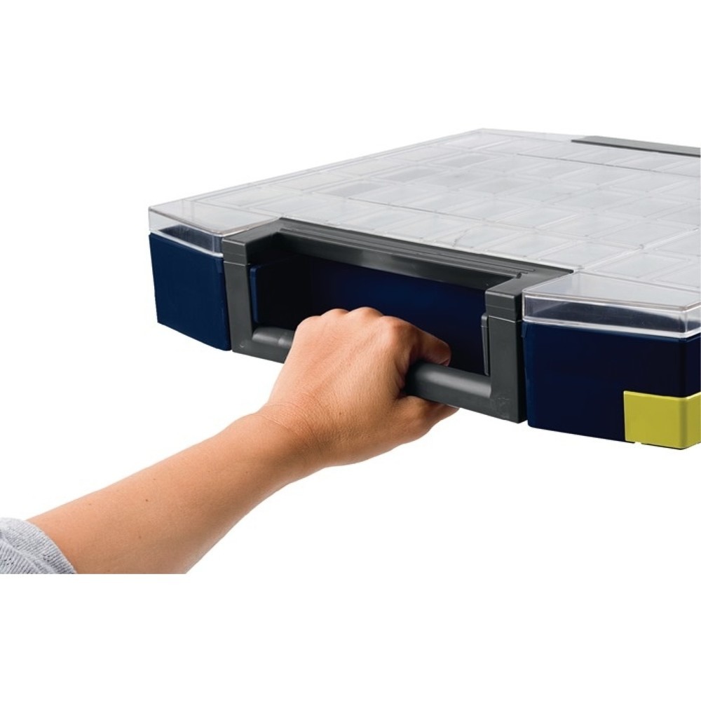 Produktabbildung Nr. 6: raaco Sortimentskoffer boxxser, 15 Fächer mit Profilraster, B298xT284xH55mm