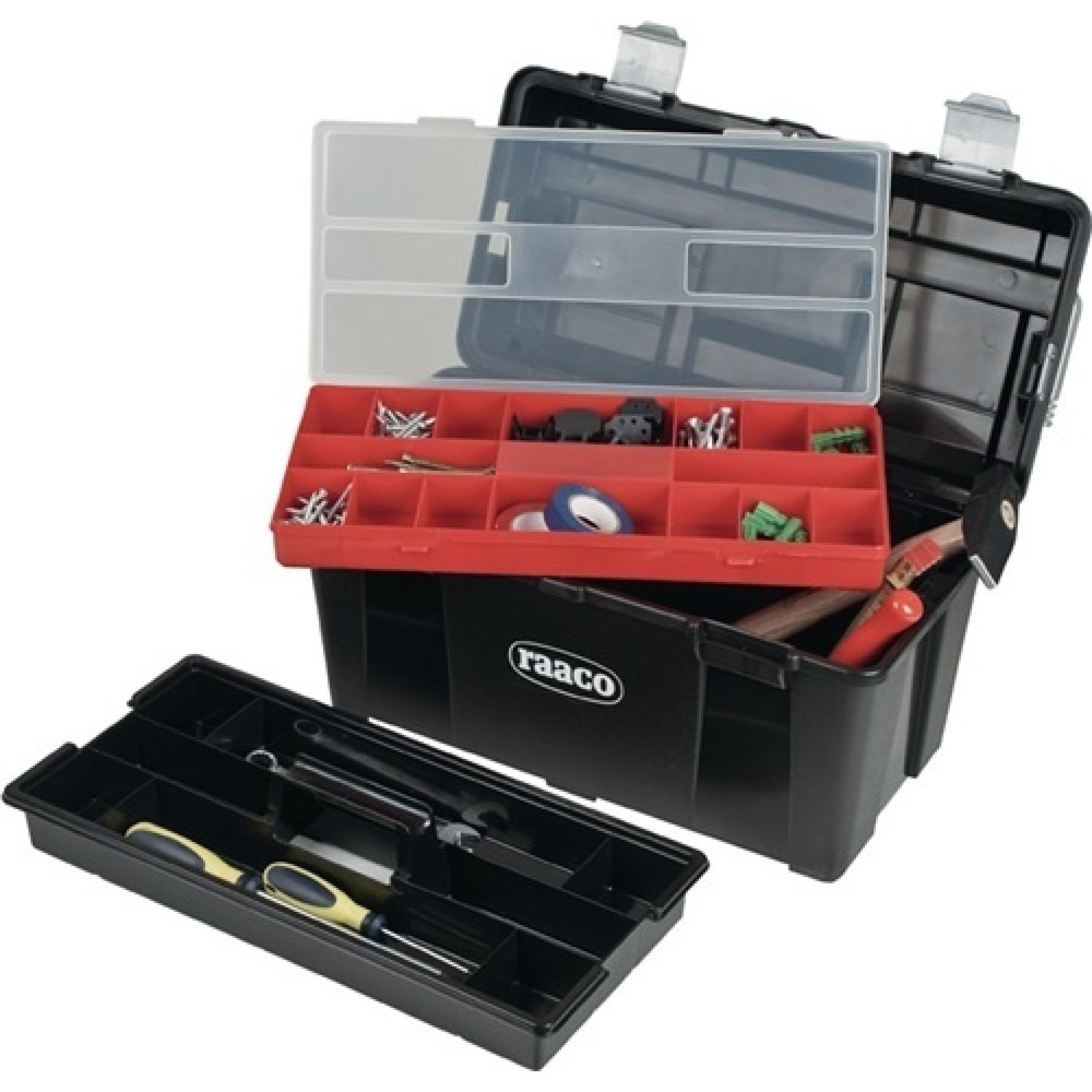 Produktabbildung: Werkzeugkoffer Toolbox 31-26 B445xT230xH235mm ABS Ku.raaco