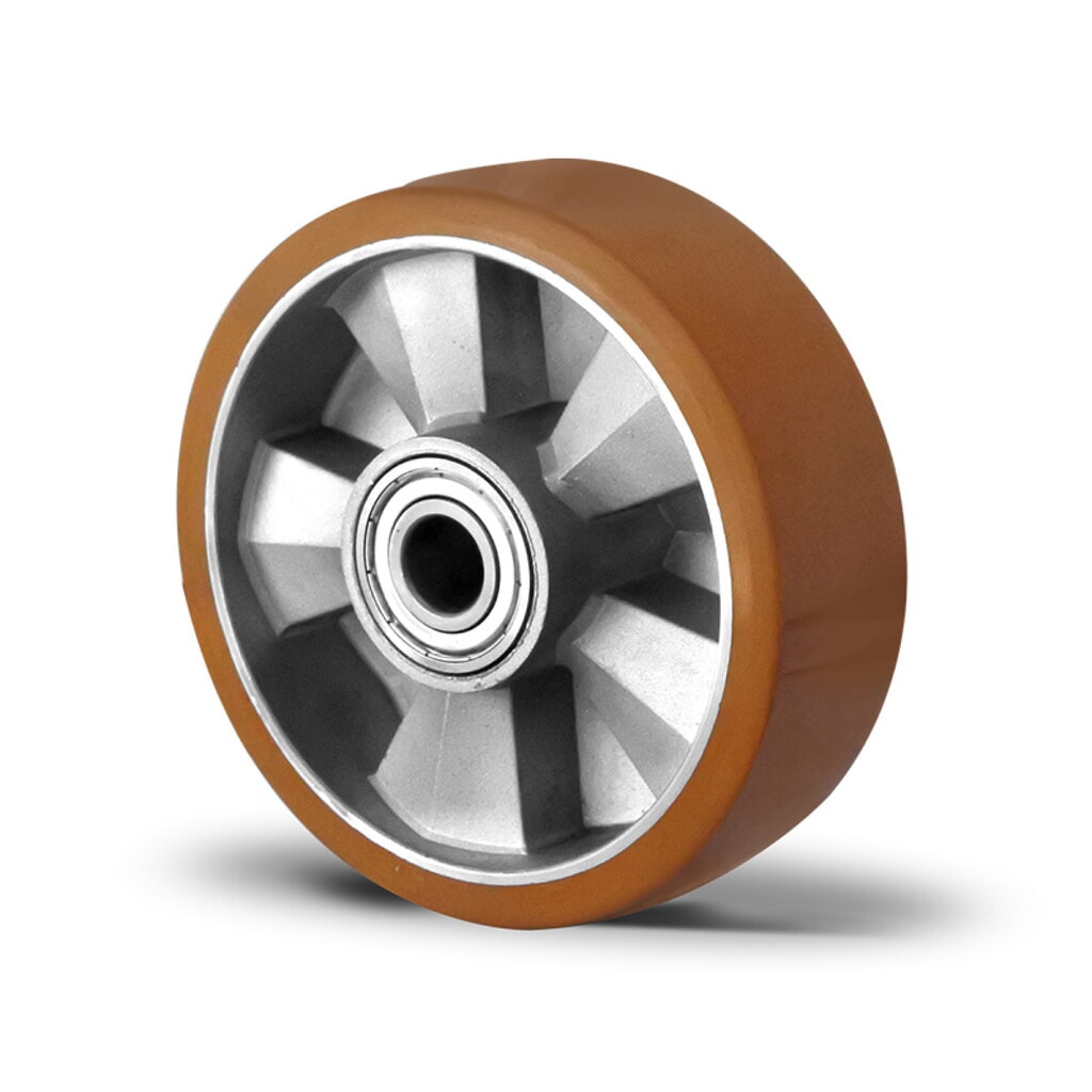 Rad ø 125 mm Serie BAU5 Doppelkugellager Produktabbildung: Rad ø 125 mm Serie BAU5 Doppelkugellager