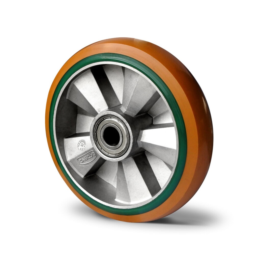 Rad ø 125 mm Serie BAY5 Doppelkugellager Produktabbildung: Rad ø 125 mm Serie BAY5 Doppelkugellager