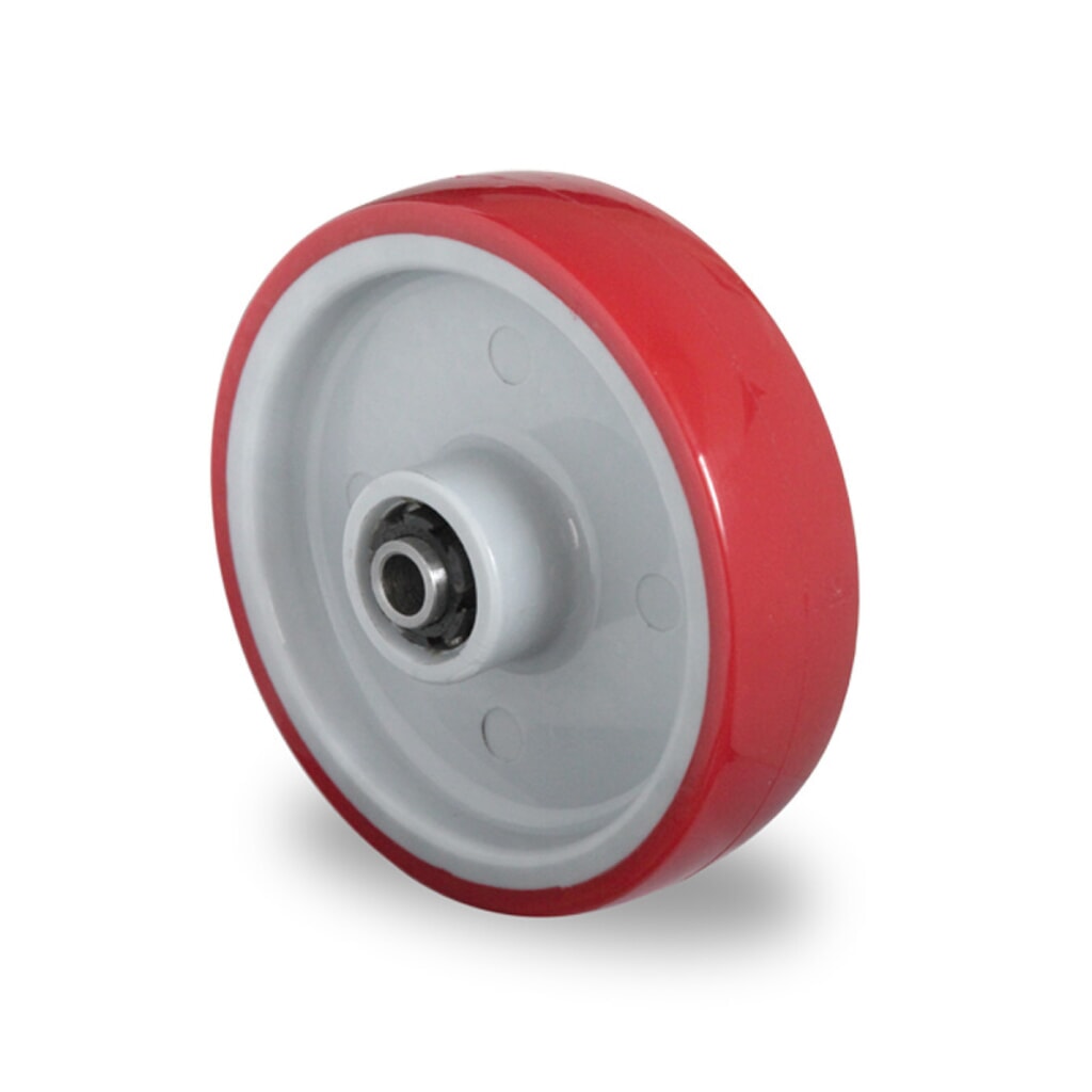Produktabbildung: Rad ø 80 mm Serie N2U6 Rollenlager Edelstahl