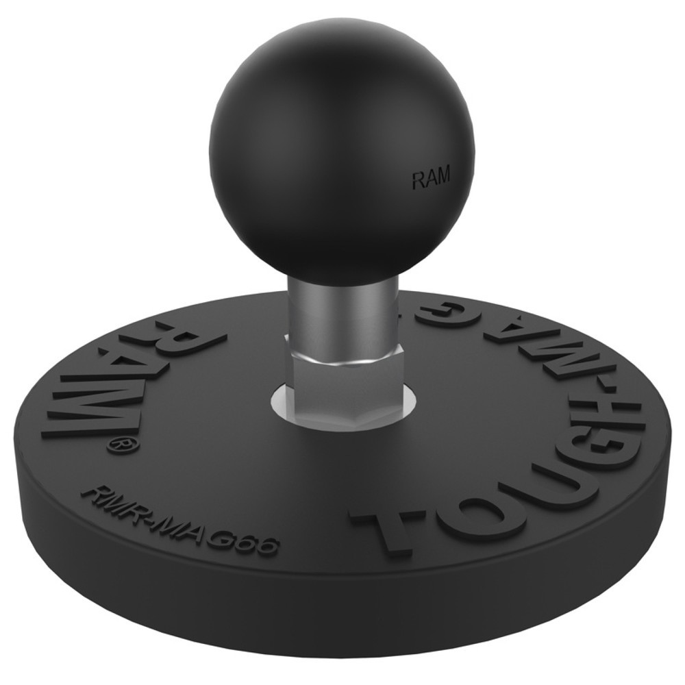Produktabbildung Nr. 1: RAM Mounts magnetische Basisplatte (rund), B-Kugel (1 Zoll), 66 mm Durchmesser