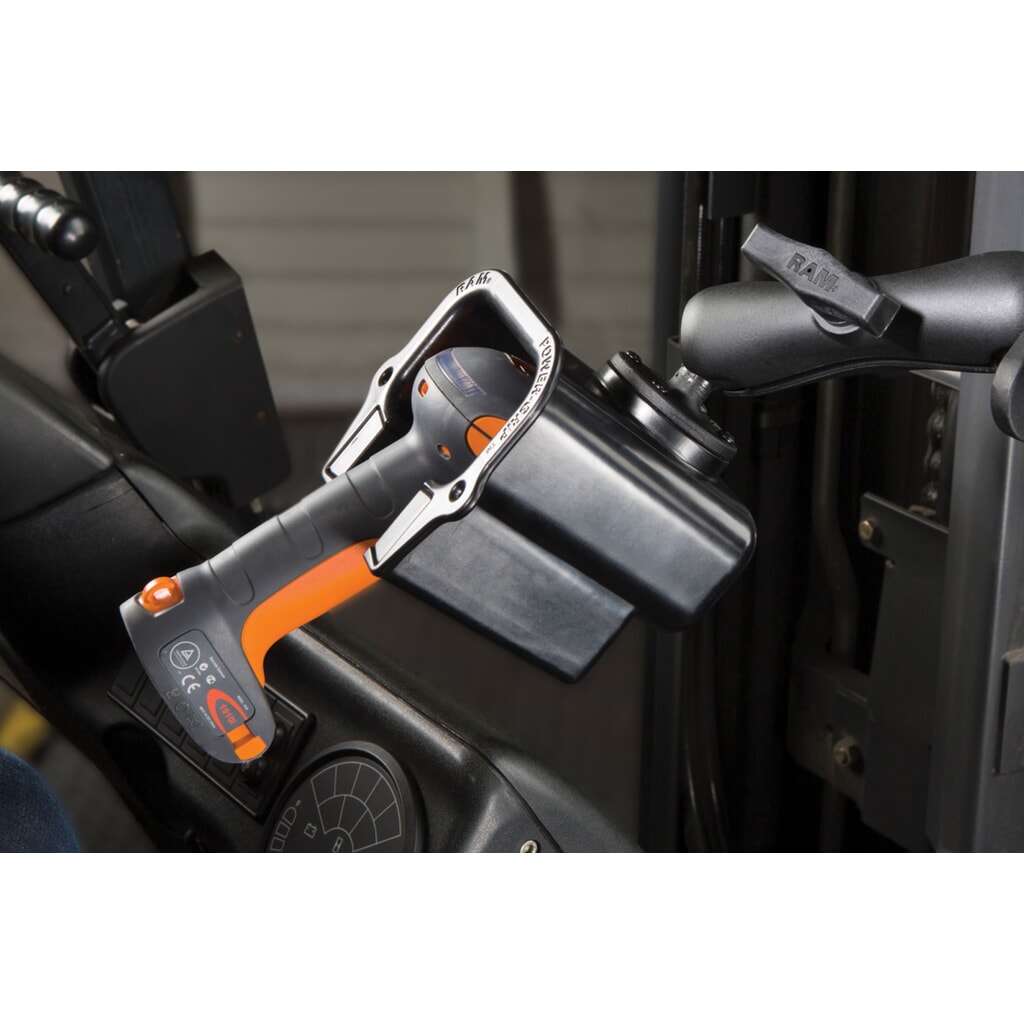 Produktabbildung Nr. 3: RAM Mounts Power Grip Universal Scanner-Halteschale (Verbundstoff), AMPS-Anbindung, Schrauben-Set, im Polybeutel