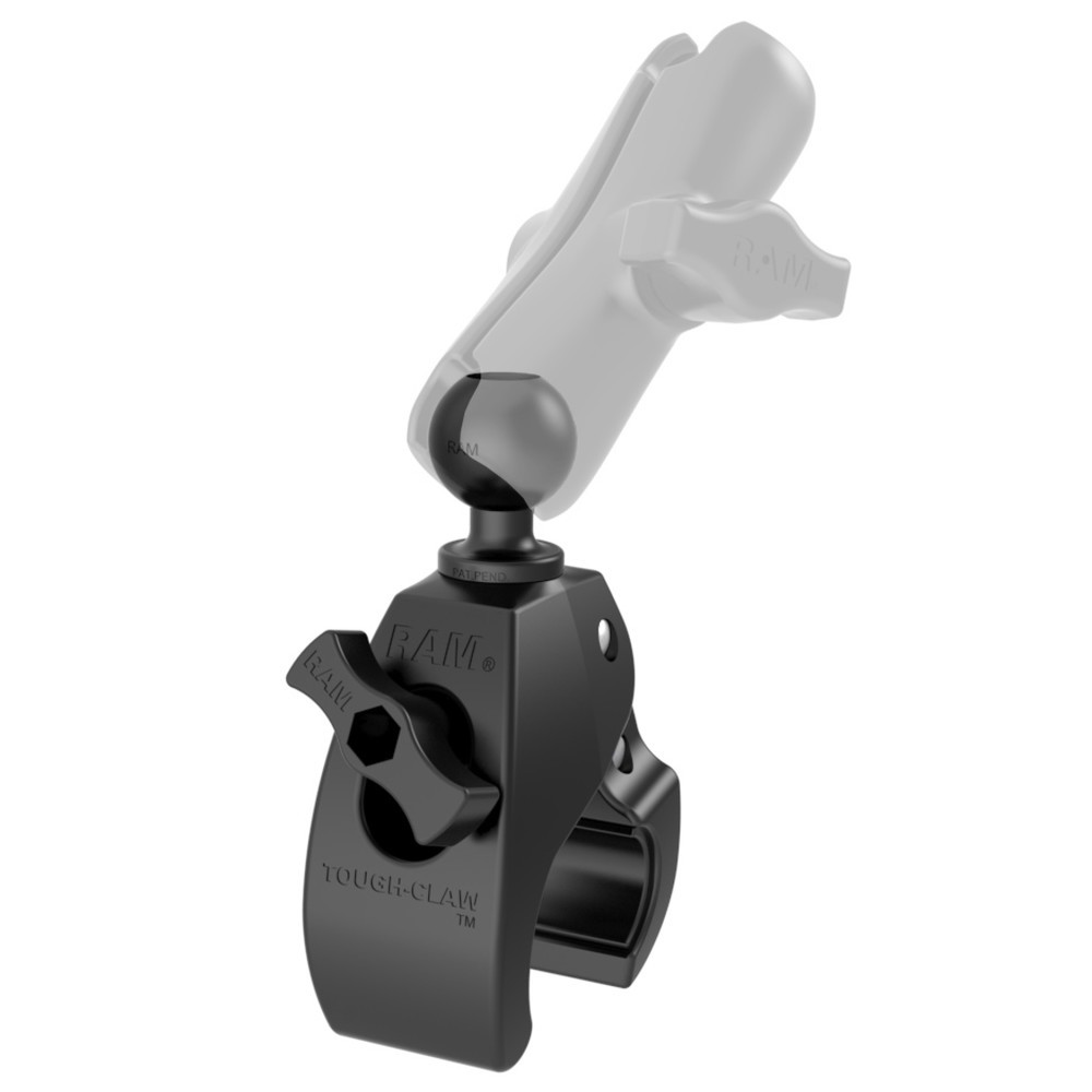 Produktabbildung Nr. 2: RAM Mounts Tough-Claw Halteklammer (klein) mit Feststellschraube, Verbundstoff, B-Kugel (1 Zoll), im Polybeutel