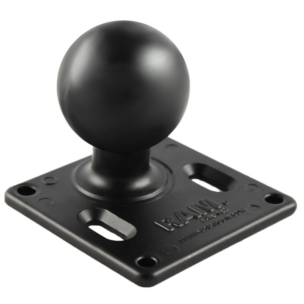 Produktabbildung Nr. 1: RAM Mounts VESA-Platte (3,625 x 3,625 Zoll), 75 x 75 mm Lochraster, D-Kugel (2,25 Zoll), im Polybeutel