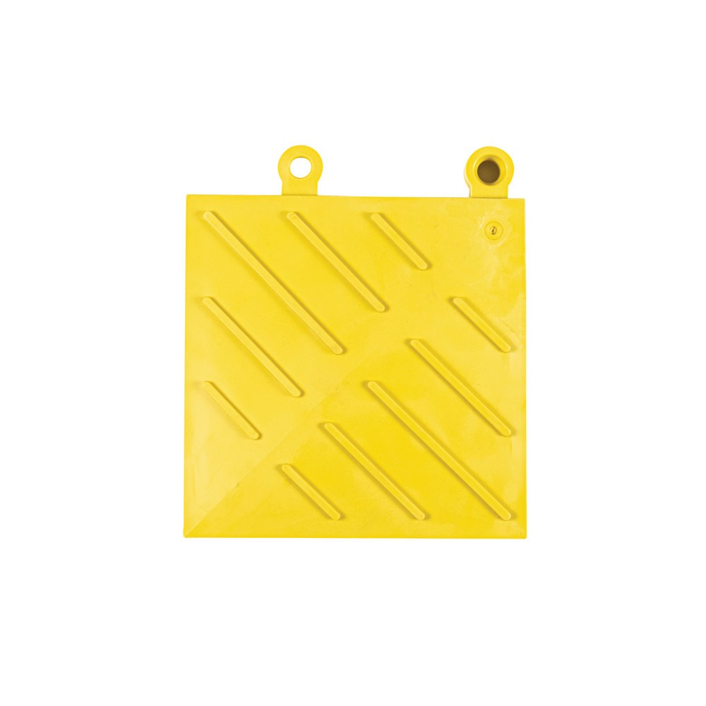 Produktabbildung Nr. 2: Eckstück für NoTrax Bodenplatten-Stecksystem, BxL 152 x 152 mm, gelb