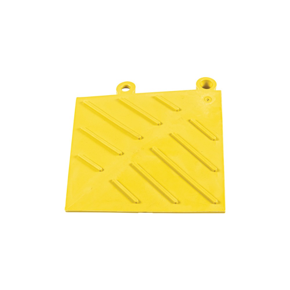 Produktabbildung Nr. 3: Eckstück für NoTrax Bodenplatten-Stecksystem, BxL 152 x 152 mm, gelb