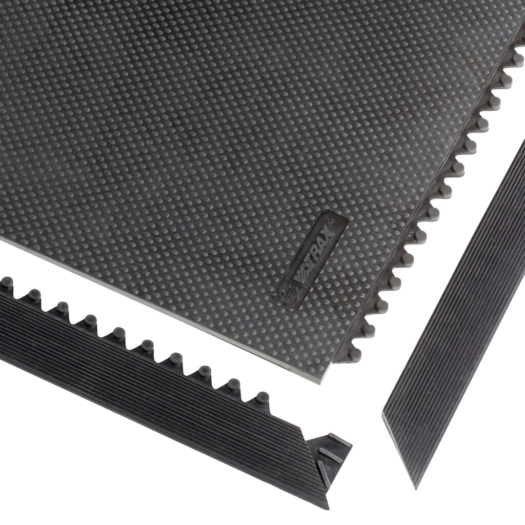 Randleiste für NoTrax Bodenmatte Slabmat Carré™, männlich, schwarz Produktabbildung: Randleiste für NoTrax Bodenmatte Slabmat Carré™, männlich, schwarz