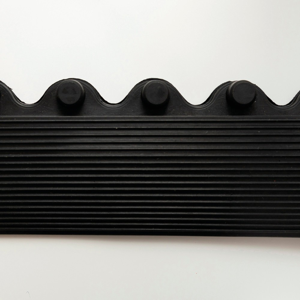 Produktabbildung Nr. 2: Randleiste für NoTrax Bodenmatte Slabmat Carré™, männlich, schwarz