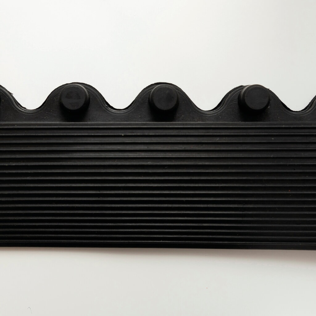 Randleiste für NoTrax Bodenmatte Slabmat Carré™, männlich, schwarz Produktabbildung Nr. 2: Randleiste für NoTrax Bodenmatte Slabmat Carré™, männlich, schwarz