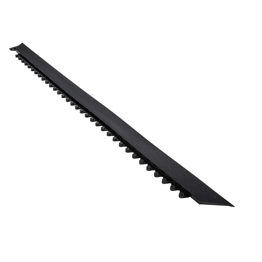 Randleiste für NoTrax Bodenmatte Slabmat Carré™, männlich, schwarz Produktabbildung Nr. 3: Randleiste für NoTrax Bodenmatte Slabmat Carré™, männlich, schwarz