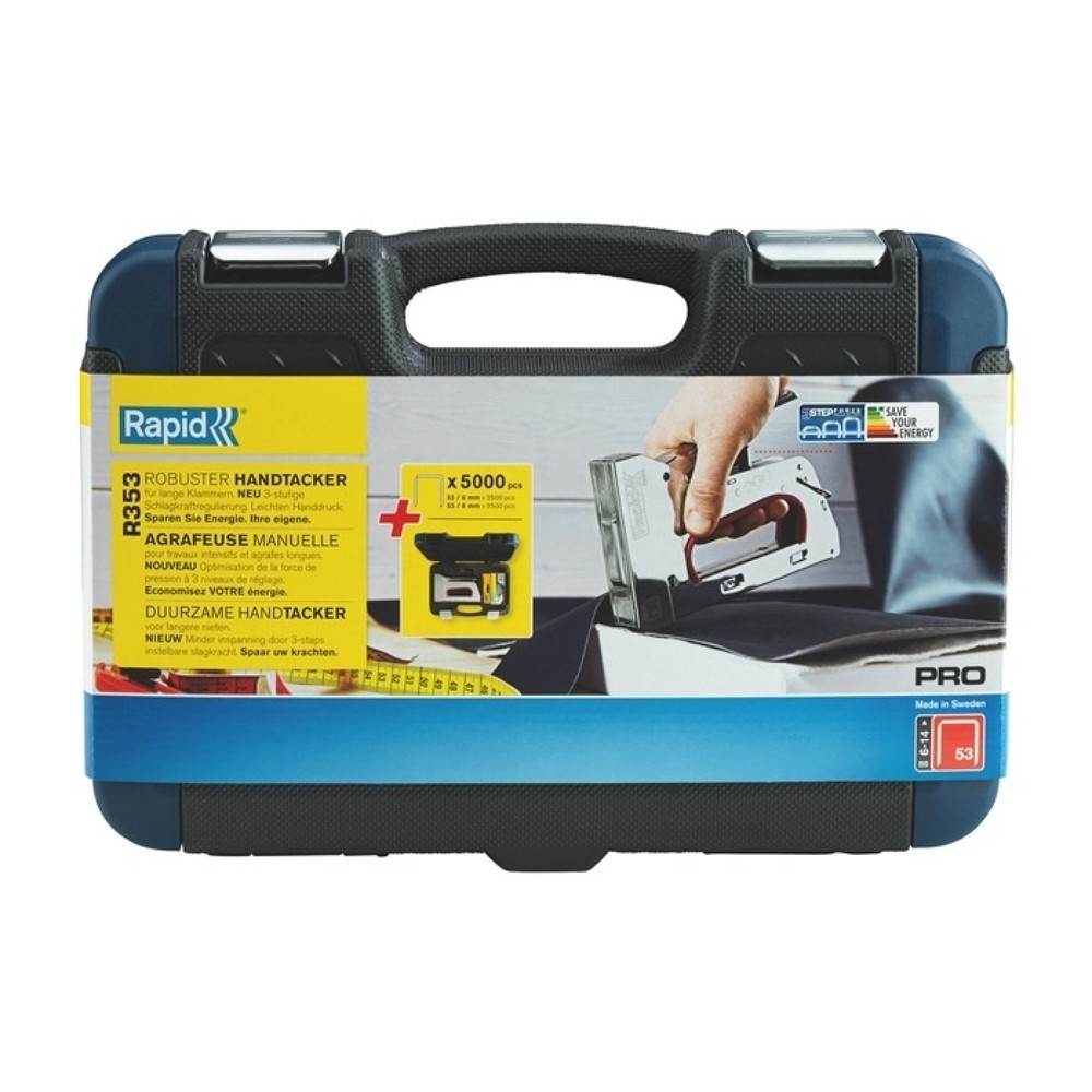 Produktabbildung Nr. 3: Rapid Handtacker-Set R353, Stahl