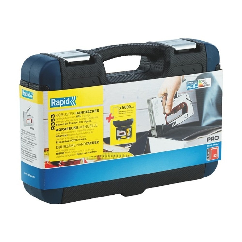 Produktabbildung Nr. 4: Rapid Handtacker-Set R353, Stahl