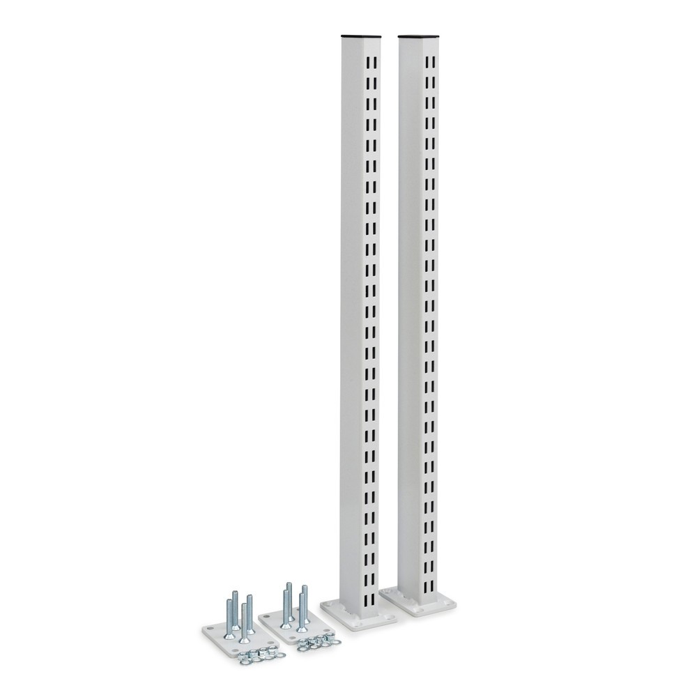 Produktabbildung: Rasterrohre für TRESTON TED-Arbeitstisch, mit Flansch, Höhe 790 mm, 2 Stk/VE