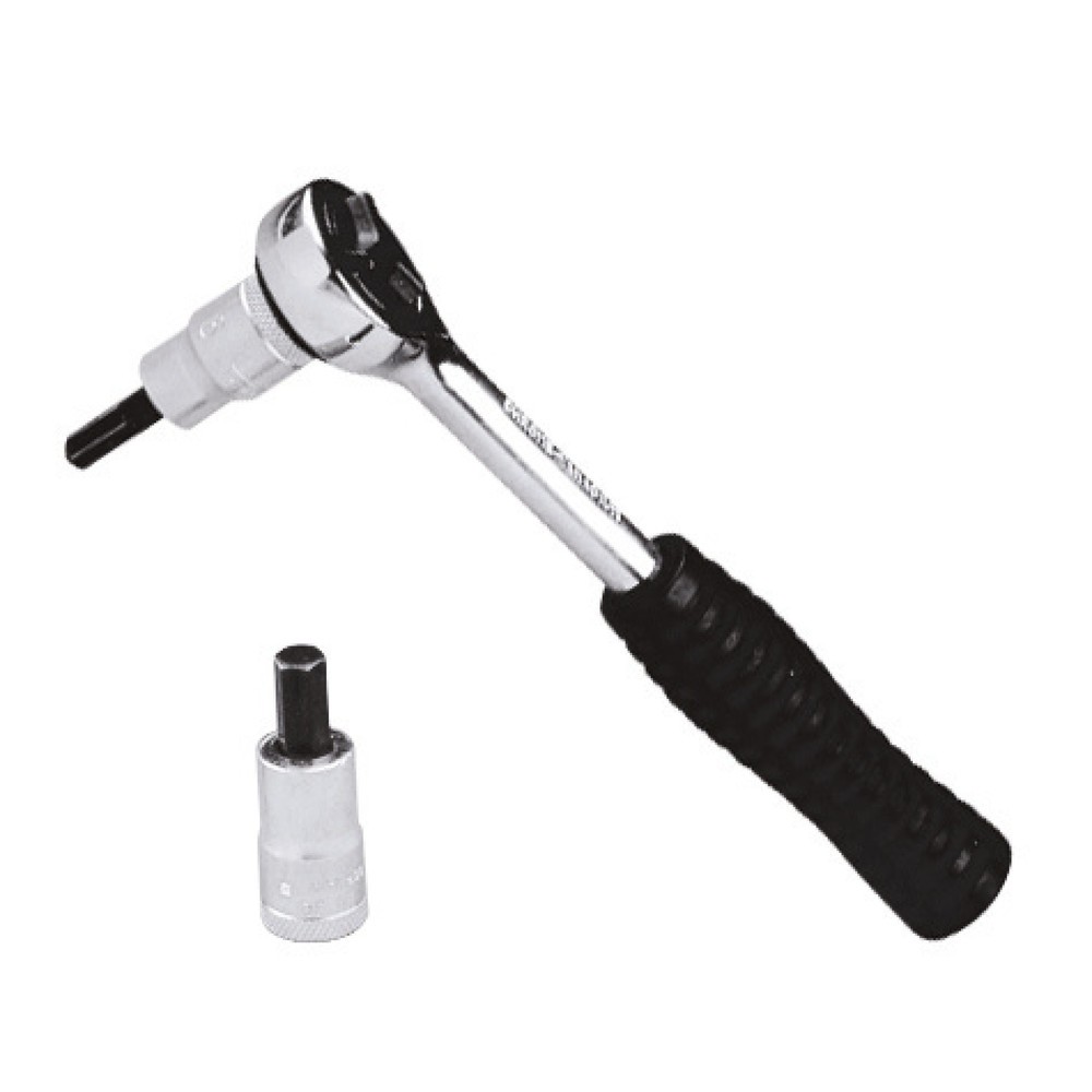 Produktabbildung: Ratsche für Kee Klamp® Rohrverbindersystem, inkl. 2 Einsätzen