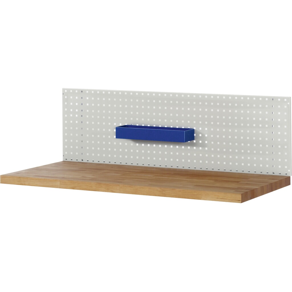 RAU Ablagekasten für Lochplatte, HxBxT 65 x 450 x 125 mm Produktabbildung: RAU Ablagekasten für Lochplatte, HxBxT 65 x 450 x 125 mm
