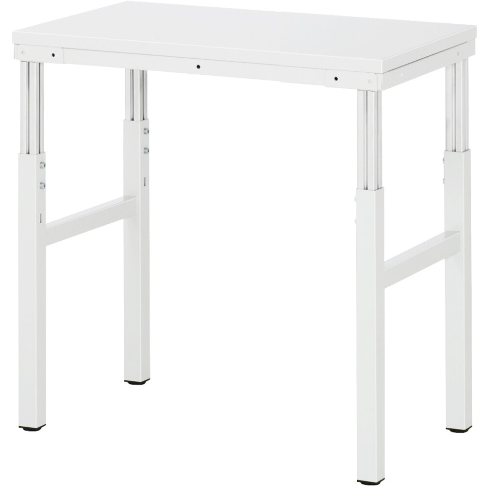 Produktabbildung Nr. 1: RAU Arbeitstisch Serie E, HxBxT 650-1.000 x 700 x 500 mm, Arbeitsplatte Melamin-Belag