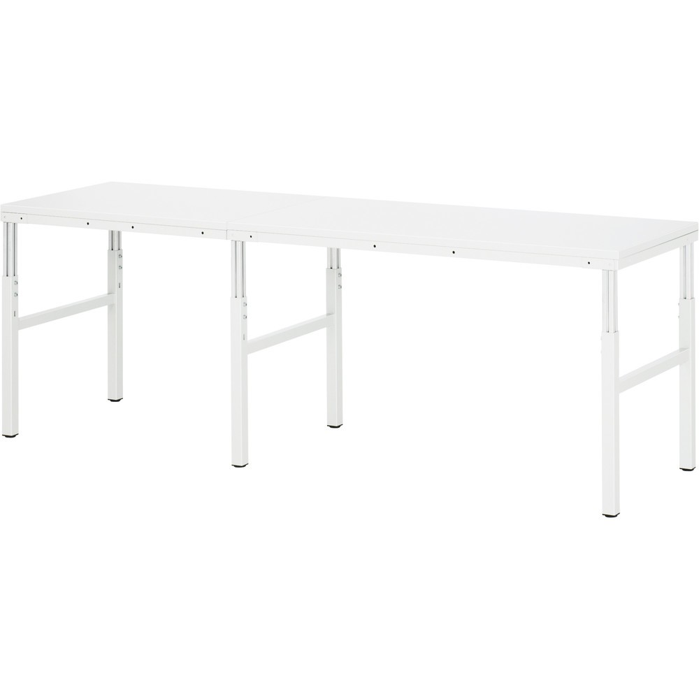 Produktabbildung Nr. 3: RAU Arbeitstisch Serie E, HxBxT 650-1.000 x 700 x 500 mm, Arbeitsplatte Melamin-Belag