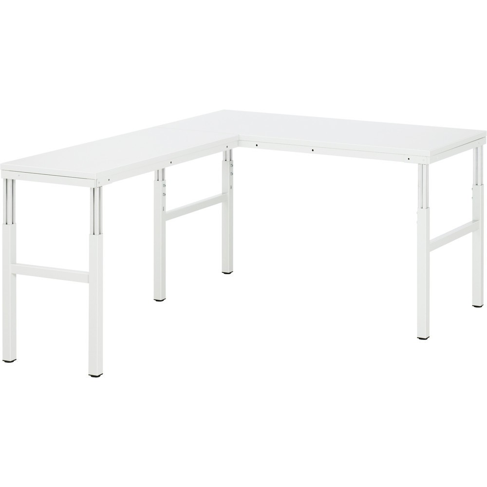 Produktabbildung Nr. 4: RAU Arbeitstisch Serie E, HxBxT 650-1.000 x 700 x 500 mm, Arbeitsplatte Melamin-Belag