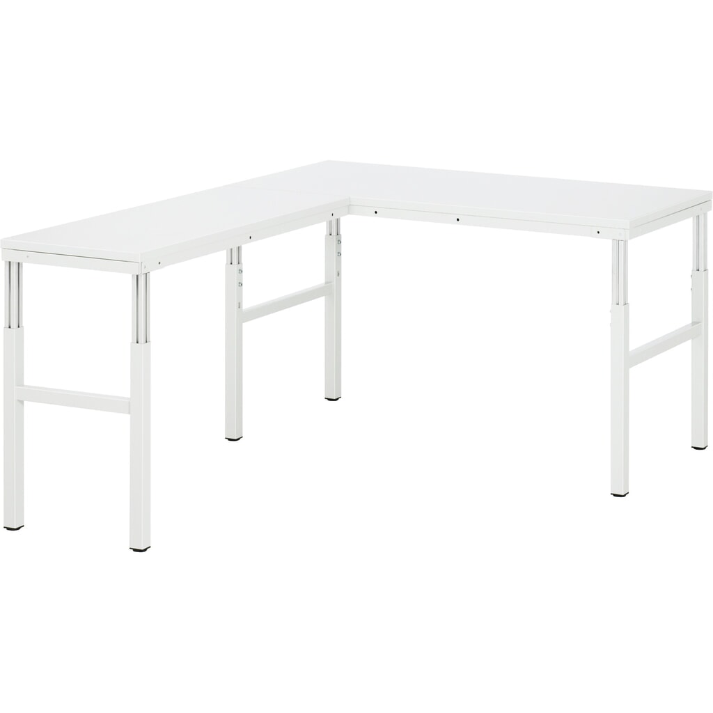 Produktabbildung Nr. 4: RAU Arbeitstisch Serie E, HxBxT 650-1.000 x 700 x 500 mm, Arbeitsplatte Melamin-Belag