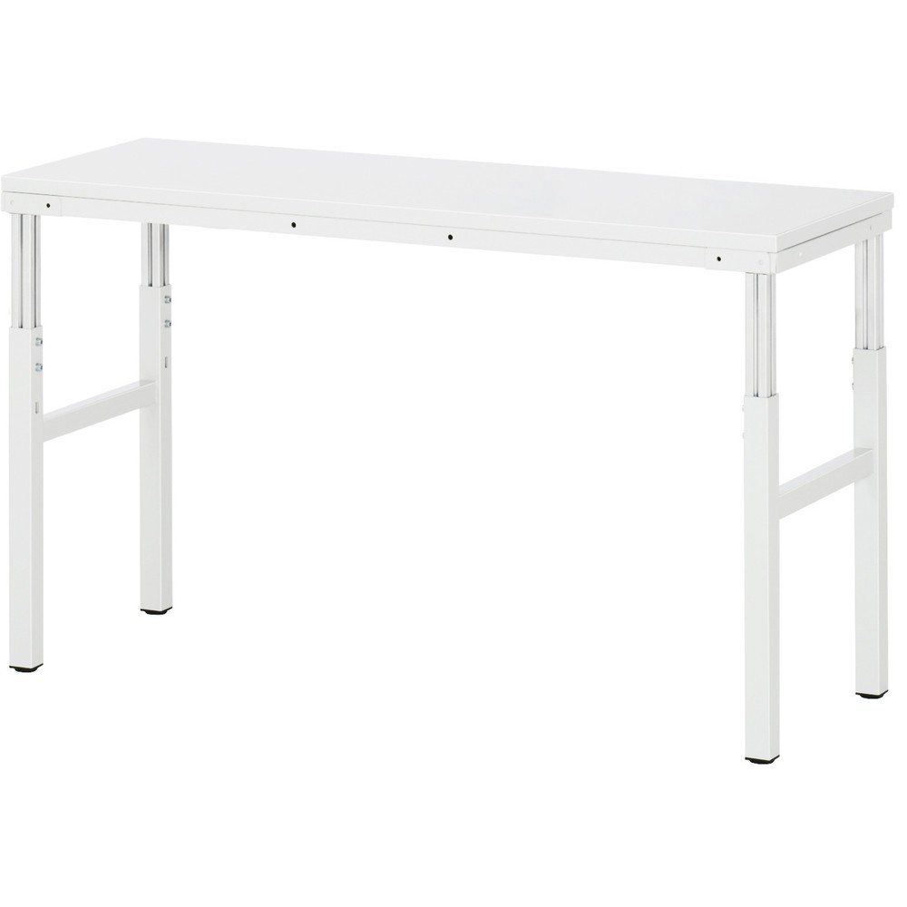 Produktabbildung: RAU Arbeitstisch Serie E, HxBxT 650-1.000 x 1.500 x 500 mm, Arbeitsplatte Melamin-Belag