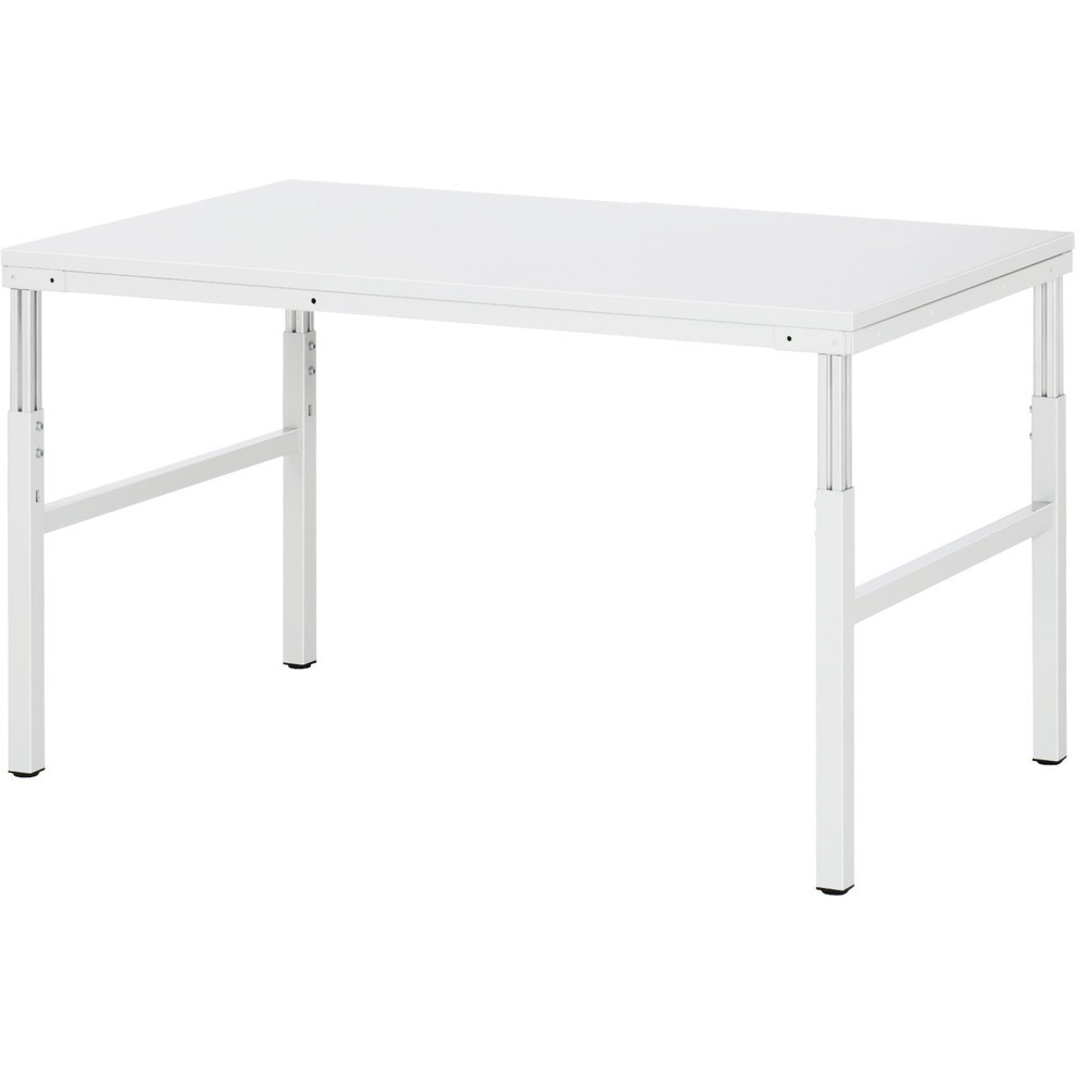 Produktabbildung Nr. 1: RAU Arbeitstisch Serie E, HxBxT 650-1.000 x 1.500 x 900 mm, Arbeitsplatte EGB-Melamin-Belag