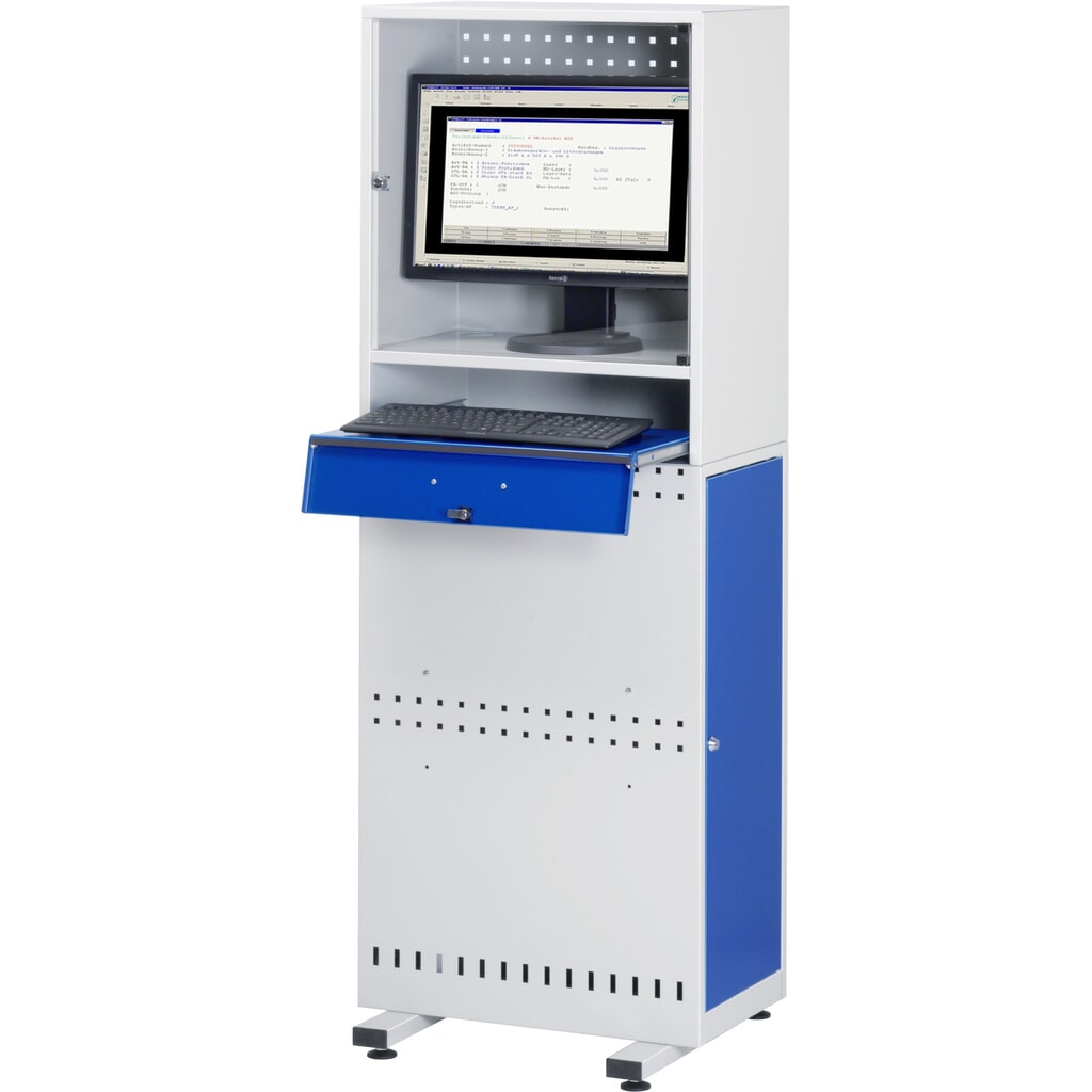 Produktabbildung Nr. 2: RAU Computer-Ständer mit Monitorgehäuse, stationär