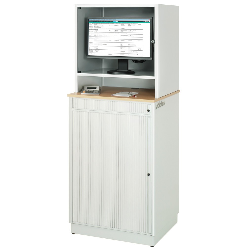 Produktabbildung Nr. 3: RAU Computer-Station, Tastaturauszug, 1 Schublade, stationär