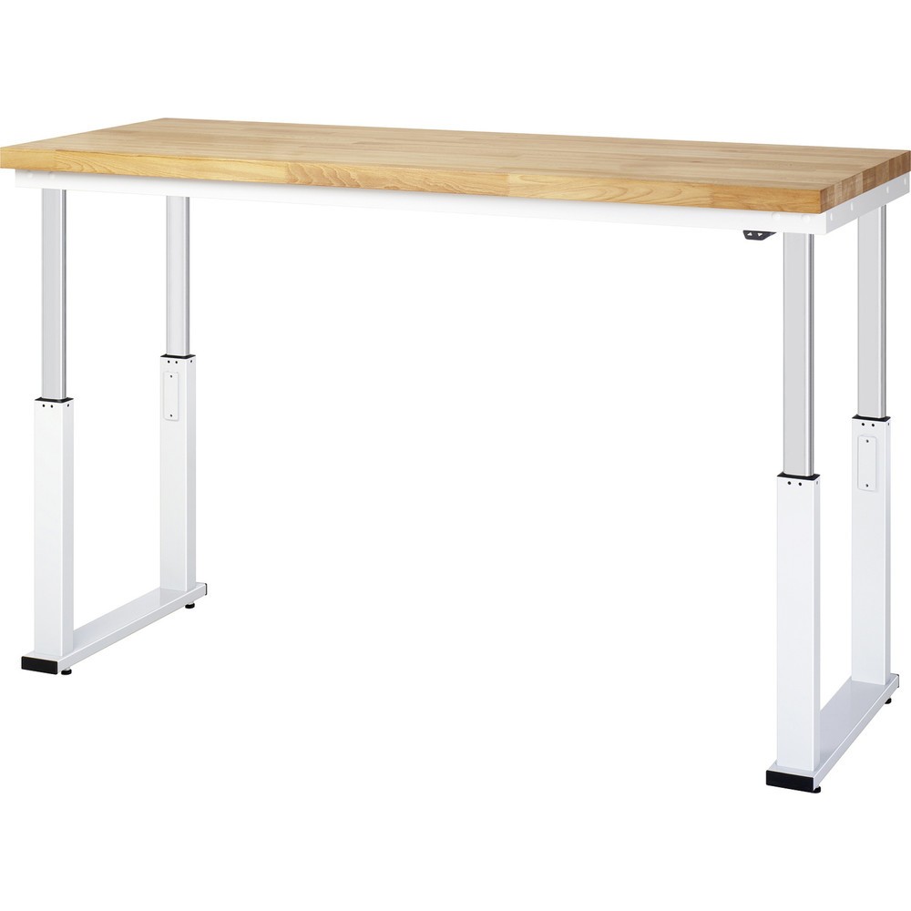 Produktabbildung Nr. 2: RAU elektrisch höhenverstellbare Werkbank Serie adlatus 600, HxBxT 740-1.140 x 3.000 x 900 mm, Arbeitsplatte Hartlaminat