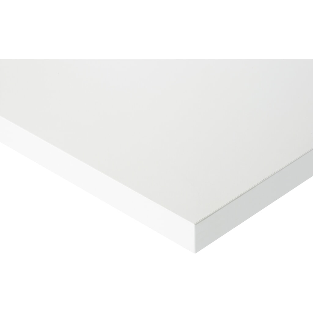 Produktabbildung Nr. 2: RAU Arbeitstisch Serie E, mit Etagenbord, HxBxT 650-1.000 x 1.800 x 700 mm, Arbeitsplatte Melamin-Belag