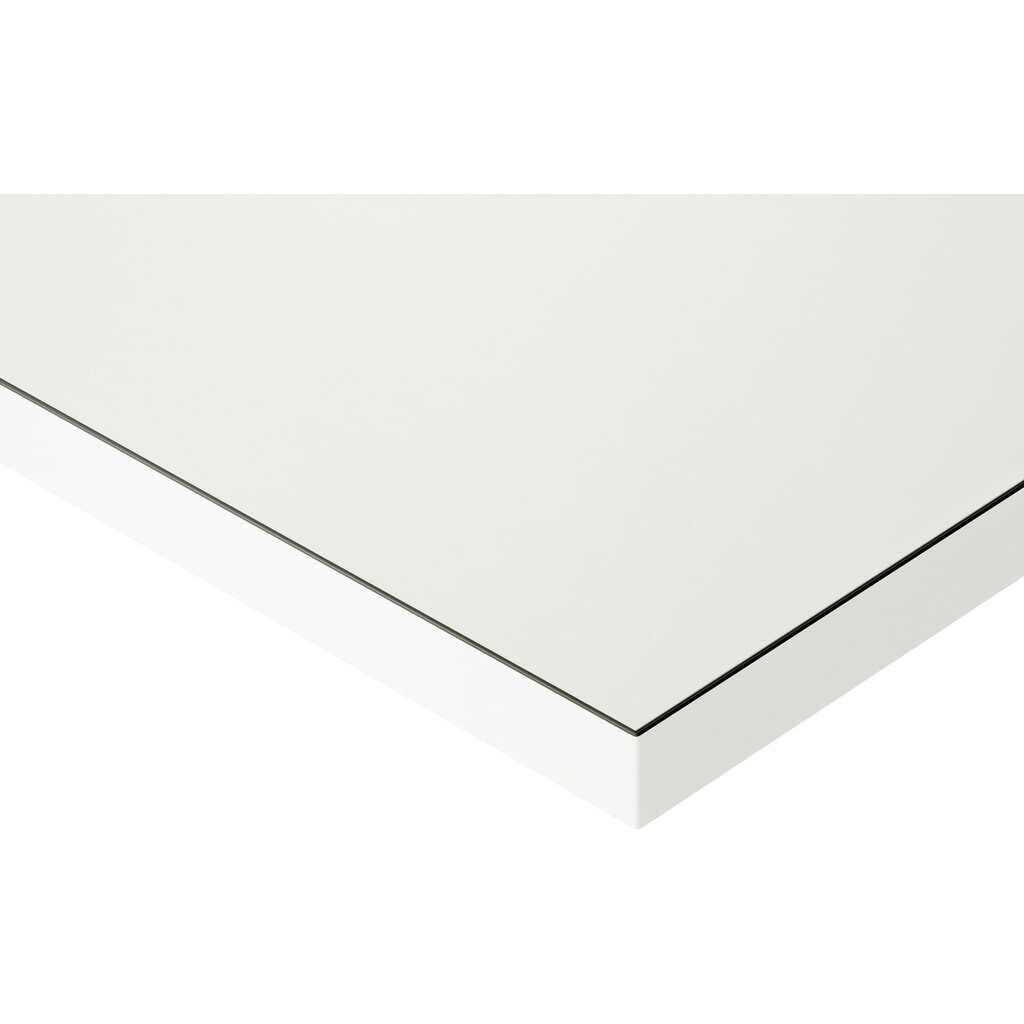 RAU Arbeitstisch Serie E, mit Etagenbord, HxBxT 650-1.000 x 1.800 x 900 mm, Arbeitsplatte EGB-Melamin-Belag Produktabbildung Nr. 2: RAU Arbeitstisch Serie E, mit Etagenbord, HxBxT 650-1.000 x 1.800 x 900 mm, Arbeitsplatte EGB-Melamin-Belag