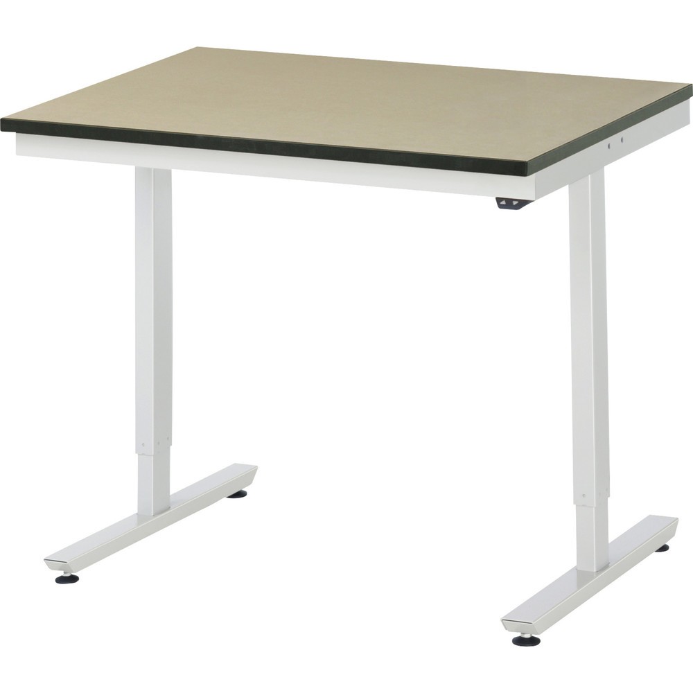 Produktabbildung Nr. 1: RAU elektrisch höhenverstellbarer Werktisch Serie adlatus 150, HxBxT 720-1.120 x 1.000 x 800 mm, MDF Arbeitsplatte