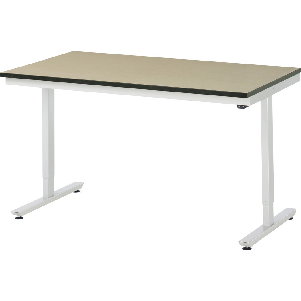 Produktabbildung Nr. 1: RAU elektrisch höhenverstellbarer Werktisch Serie adlatus 150, HxBxT 720-1.120 x 1.500 x 800 mm, MDF Arbeitsplatte