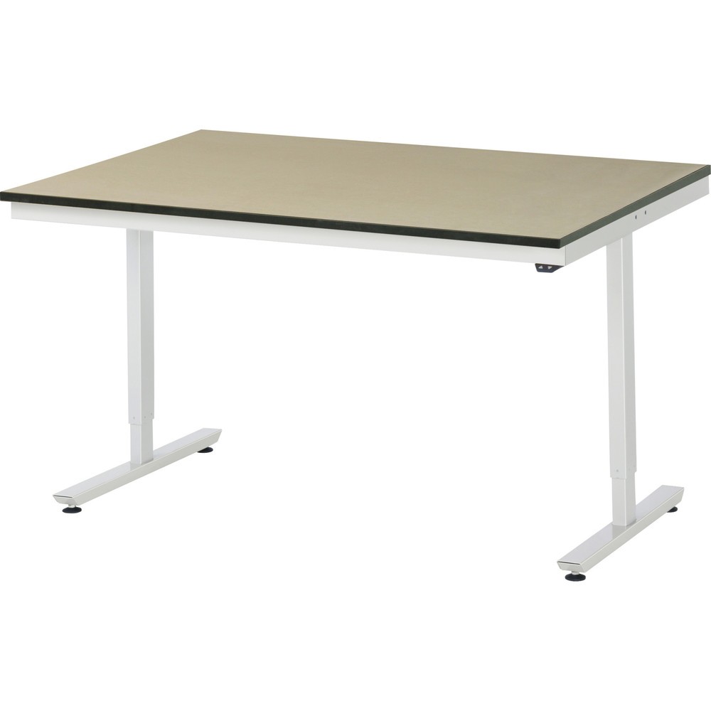 Produktabbildung Nr. 1: RAU elektrisch höhenverstellbarer Werktisch Serie adlatus 150, HxBxT 720-1.120 x 1.500 x 1.000 mm, MDF Arbeitsplatte