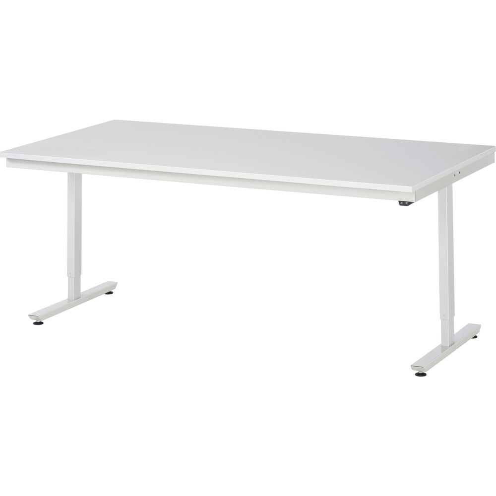 Produktabbildung Nr. 1: RAU elektrisch höhenverstellbarer Werktisch Serie adlatus 150, HxBxT 720-1.120 x 2.000 x 1.000 mm, Arbeitsplatte EGB-Melamin-Belag