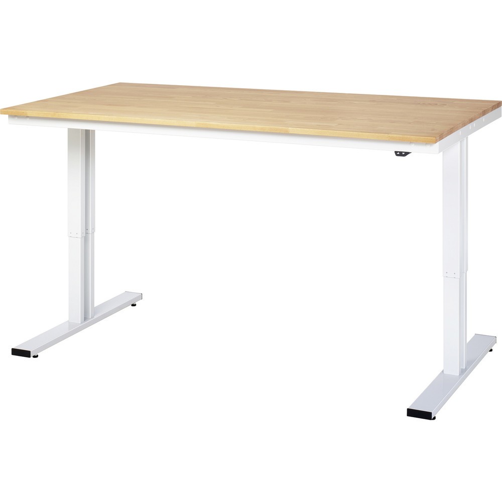 Produktabbildung Nr. 2: RAU elektrisch höhenverstellbarer Werktisch Serie adlatus 300, HxBxT 720-1.120 x 1.250 x 800 mm, MDF Arbeitsplatte