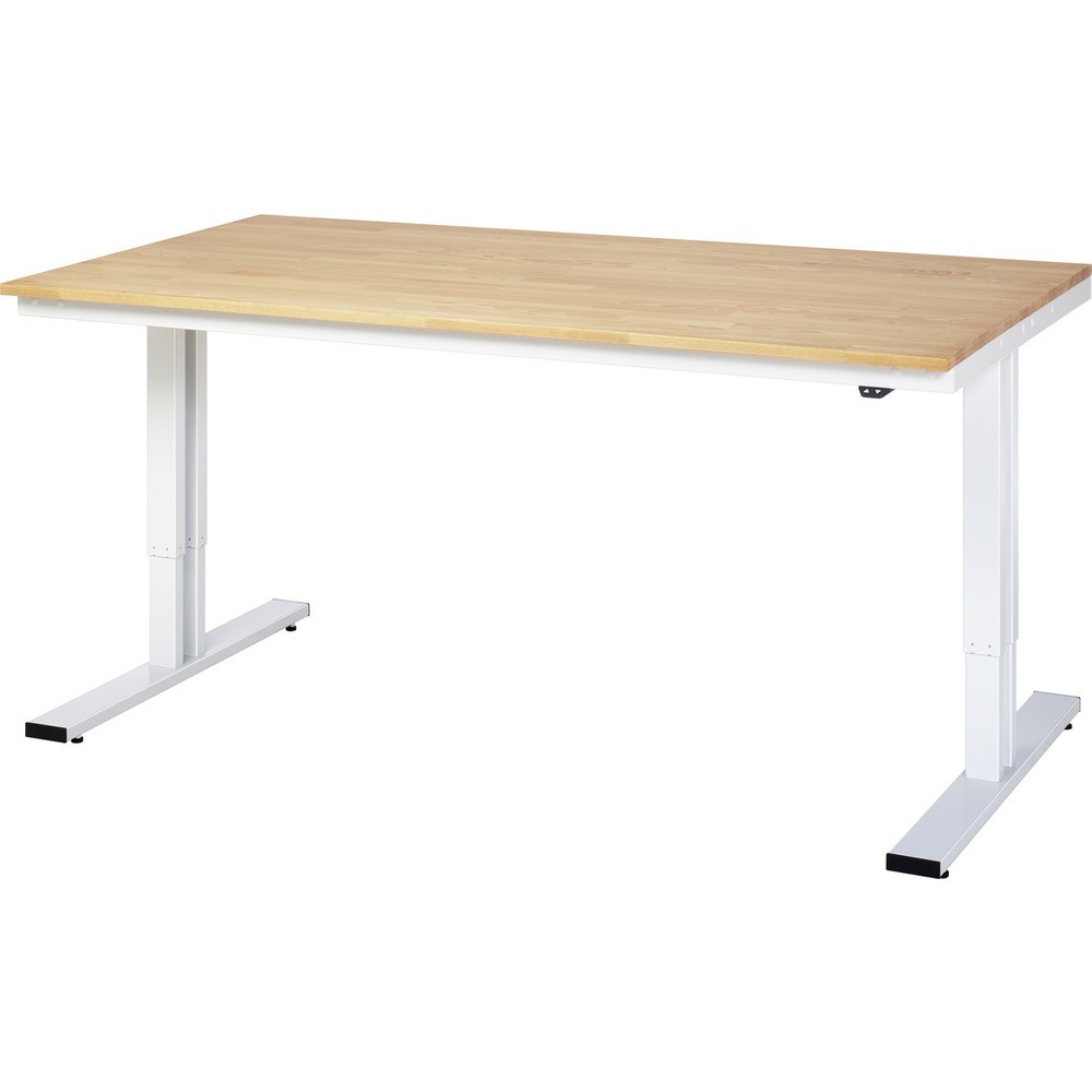Produktabbildung Nr. 3: RAU elektrisch höhenverstellbarer Werktisch Serie adlatus 300, HxBxT 720-1.120 x 1.250 x 800 mm, MDF Arbeitsplatte