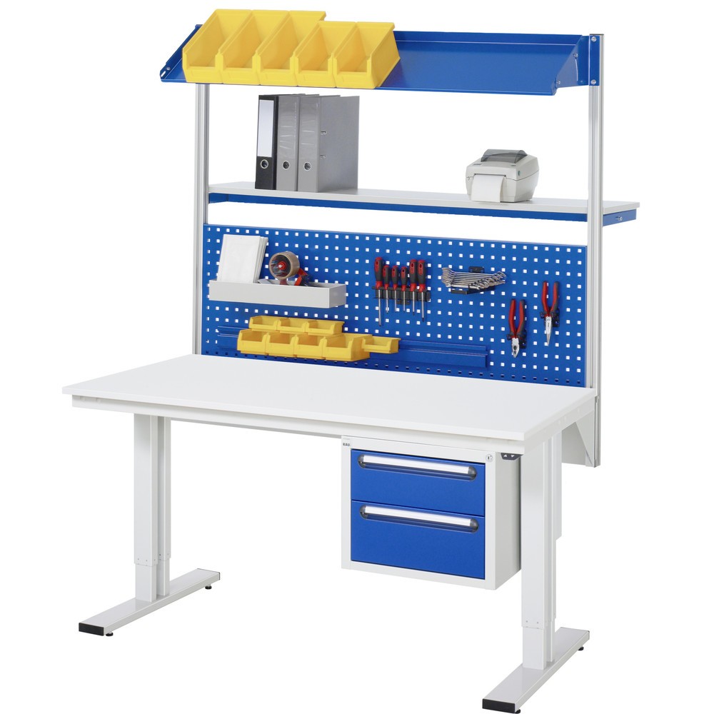 Produktabbildung Nr. 4: RAU elektrisch höhenverstellbarer Werktisch Serie adlatus 300, HxBxT 720-1.120 x 1.250 x 800 mm, MDF Arbeitsplatte