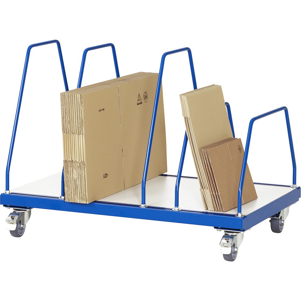 Produktabbildung: RAU fahrbares Untertischmagazin für Kartonagen, HxBxT 660 x 1415 x 590 mm