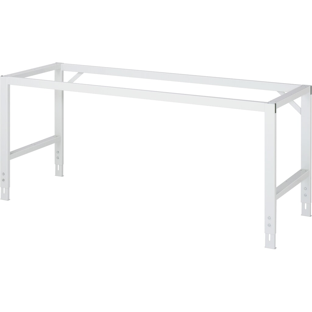 RAU höhenverstellbarer Werktisch Serie TOM, HxBxT 760-1.080 x 2.000 x 1.000 mm, Arbeitsplatte Buche-Massiv Produktabbildung Nr. 4: RAU höhenverstellbarer Werktisch Serie TOM, HxBxT 760-1.080 x 2.000 x 1.000 mm, Arbeitsplatte Buche-Massiv