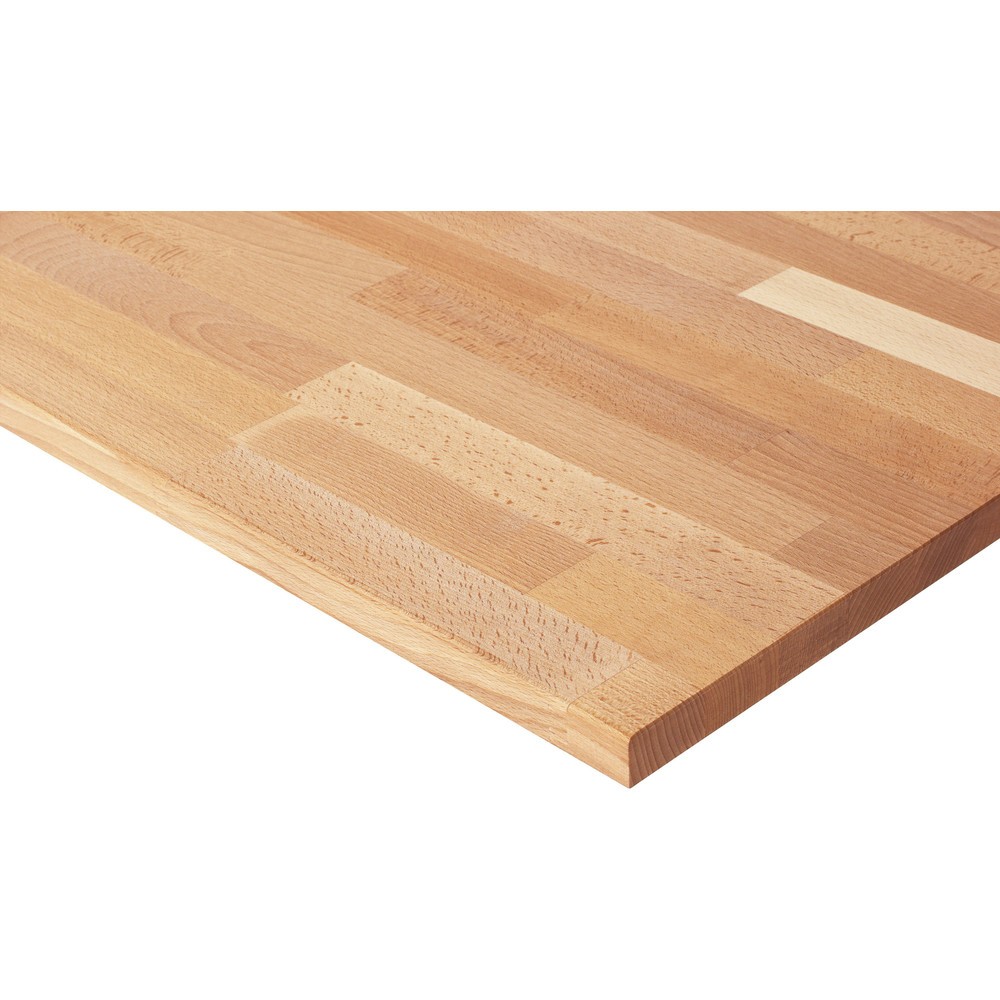 Produktabbildung Nr. 4: RAU höhenverstellbarer, mobiler Werktisch Serie TOM, Höhe 910-1.230 mm, BxT 2.500 x 1.000 mm, Arbeitplatte Buche-Massiv