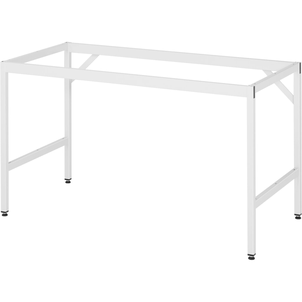 RAU höhenverstellbarer Werktisch Serie JERRY, HxBxT 800-850 x 1.500 x 1.000 mm, Arbeitsplatte Melamin-Belag Produktabbildung Nr. 3: RAU höhenverstellbarer Werktisch Serie JERRY, HxBxT 800-850 x 1.500 x 1.000 mm, Arbeitsplatte Melamin-Belag