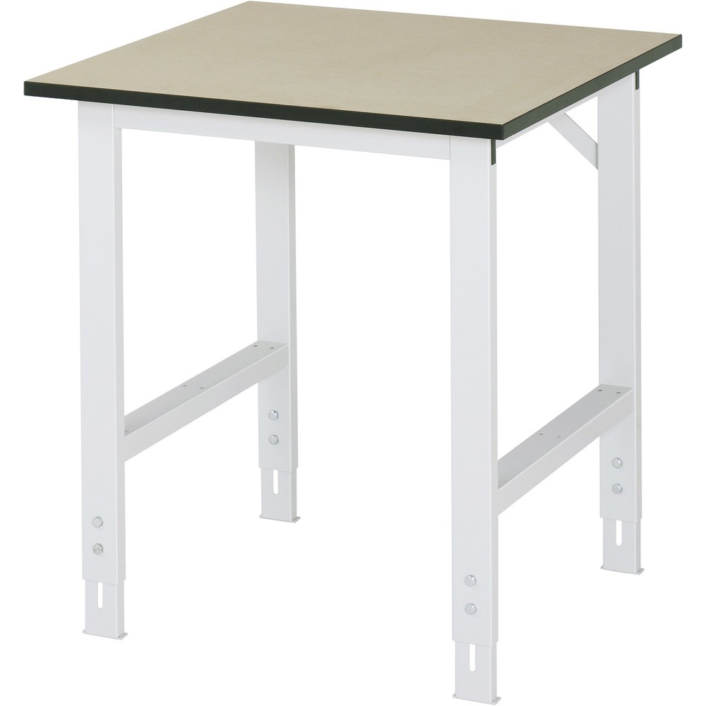 Produktabbildung: RAU höhenverstellbarer Werktisch Serie TOM, HxBxT 760-1.080 x 750 x 800 mm, MDF Arbeitsplatte