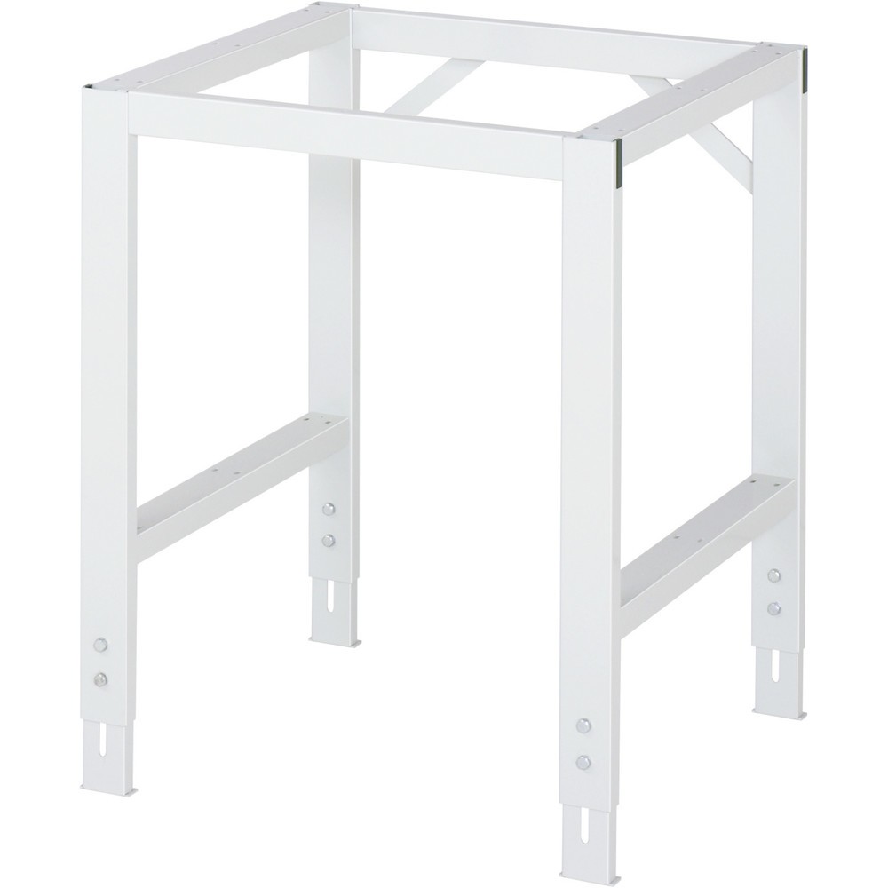 Produktabbildung Nr. 2: RAU höhenverstellbarer, mobiler Werktisch Serie TOM mit Ablageboden, HxBxT 910-1.230 x 750 x 1.000 mm, Arbeitsplatte Melamin-Belag